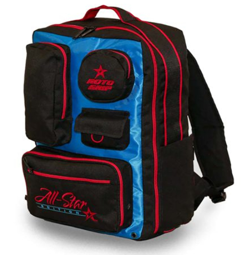 Roto Grip All-Star Topliner Backpack (Black/Red/Blue)
